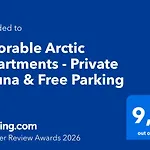 Adorable Arctic - Private Sauna & Free Parking Lägenhet *