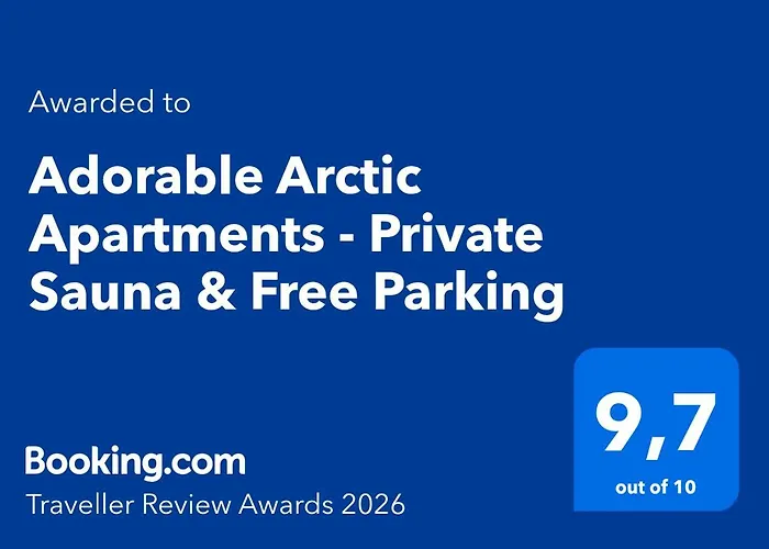 Adorable Arctic - Private Sauna & Free Parking Apartament *